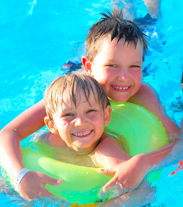 Kids In Swimming Pool